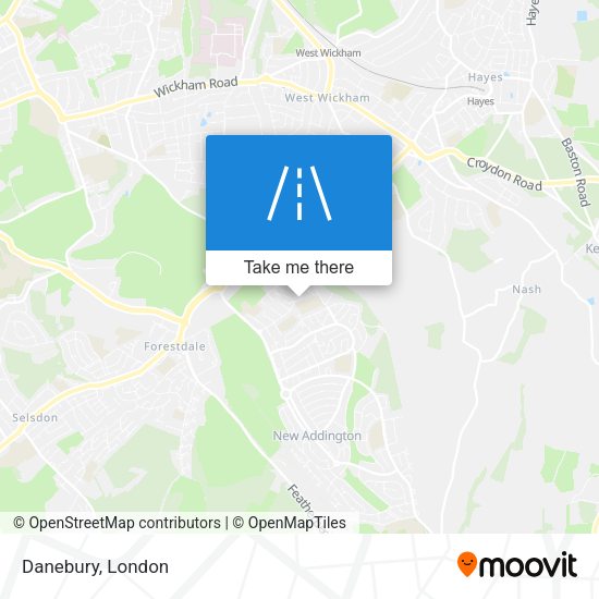 Danebury map