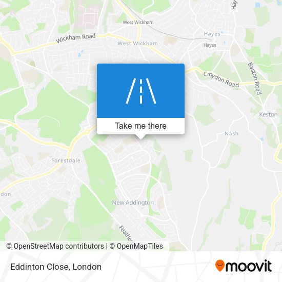Eddinton Close map