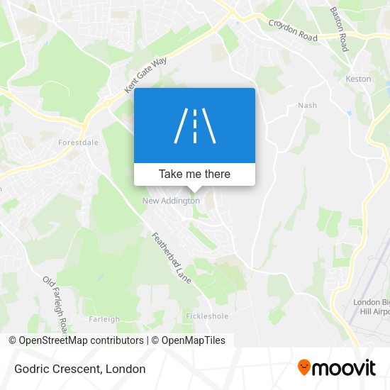 Godric Crescent map