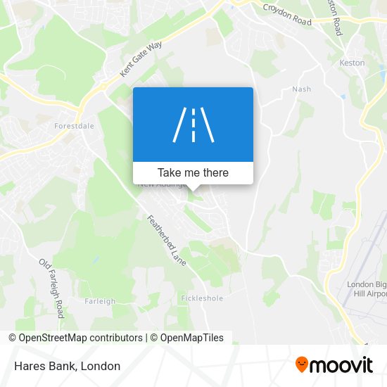 Hares Bank map
