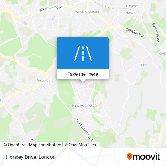 Horsley Drive map