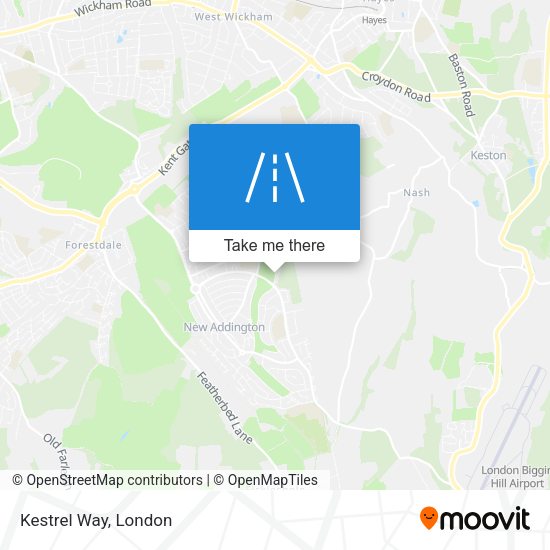 Kestrel Way map