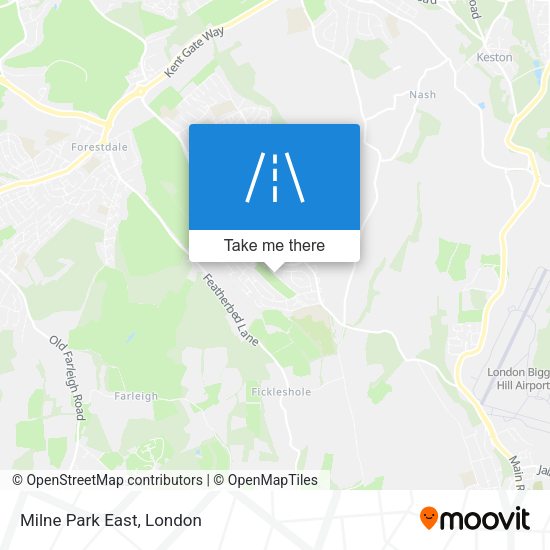Milne Park East map