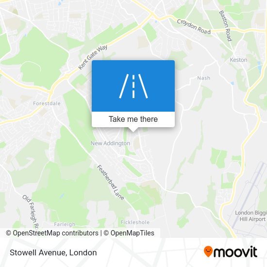Stowell Avenue map