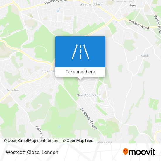 Westcott Close map