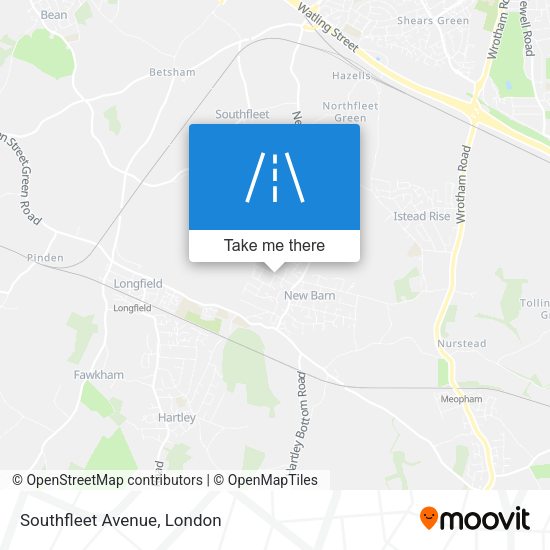 Southfleet Avenue map