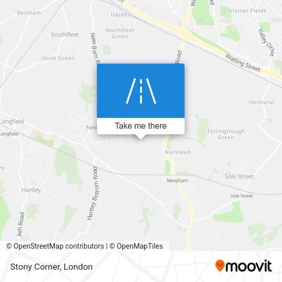 Stony Corner map