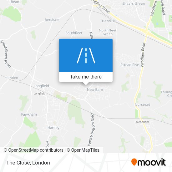 The Close map