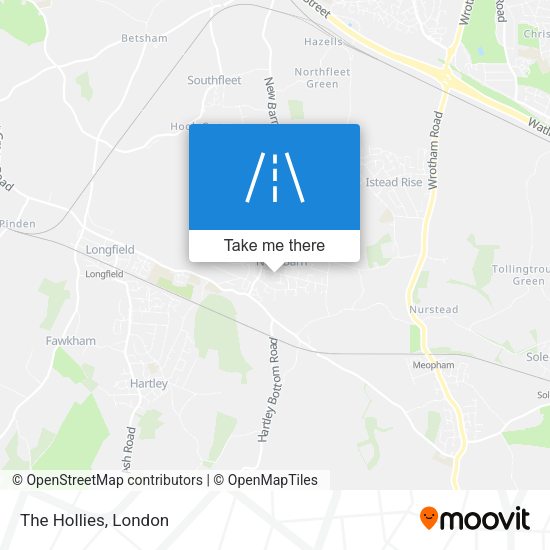The Hollies map
