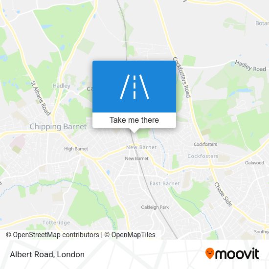 Albert Road map