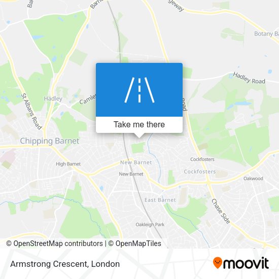 Armstrong Crescent map