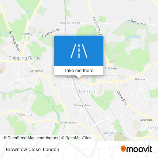 Brownlow Close map