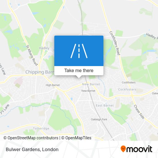 Bulwer Gardens map