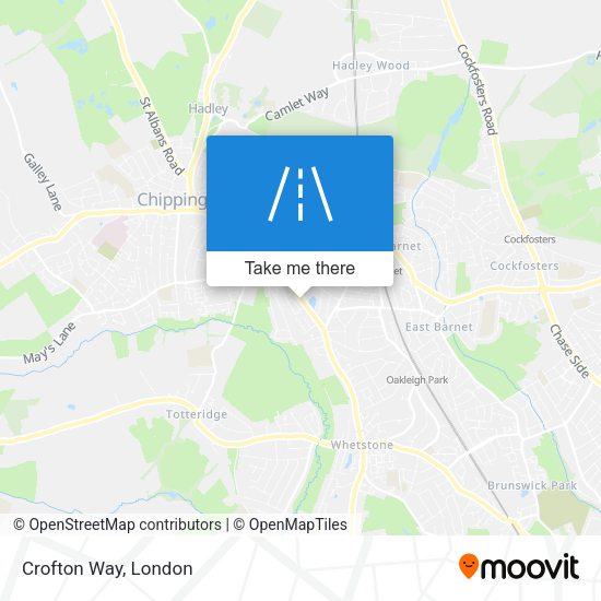 Crofton Way map