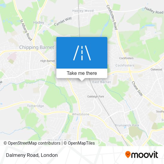 Dalmeny Road map