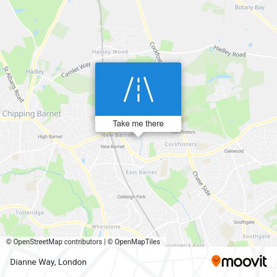 Dianne Way map