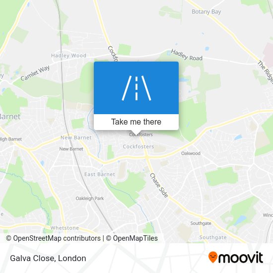 Galva Close map