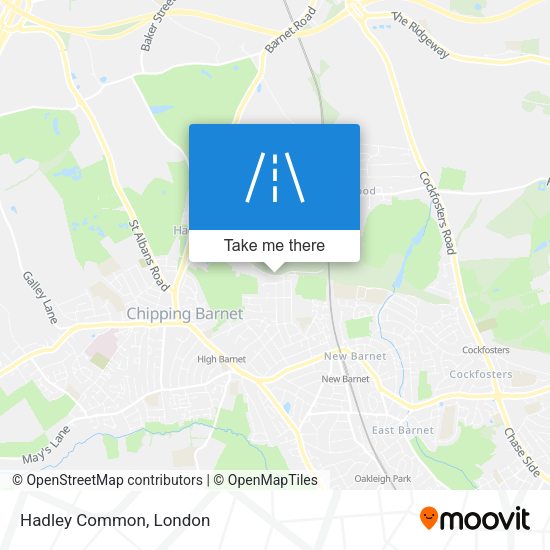 Hadley Common map
