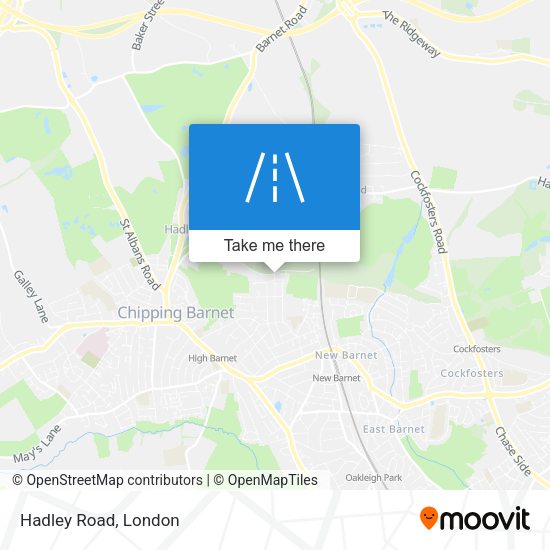 Hadley Road map