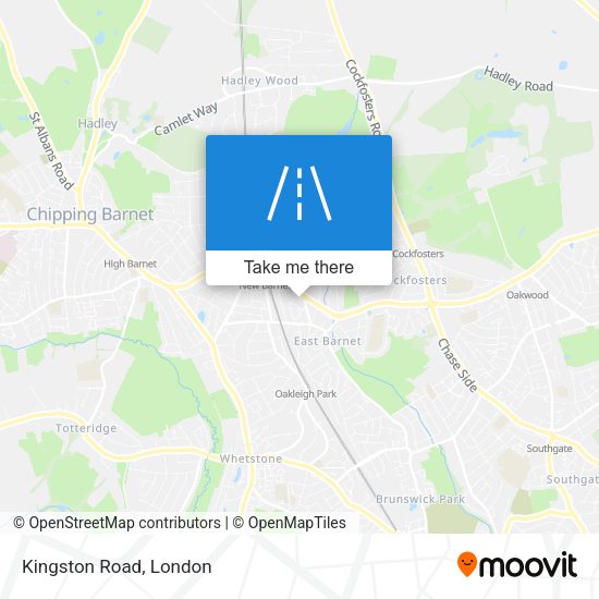 Kingston Road map