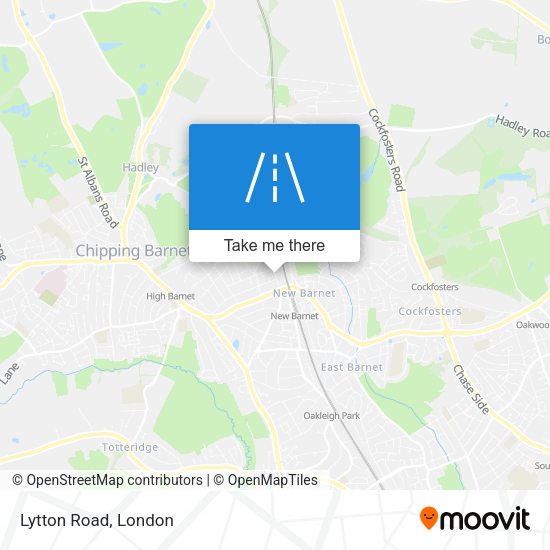 Lytton Road map