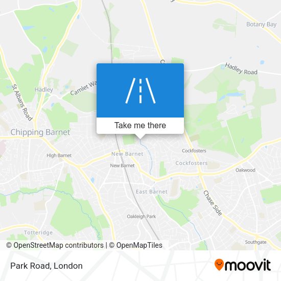 Park Road map
