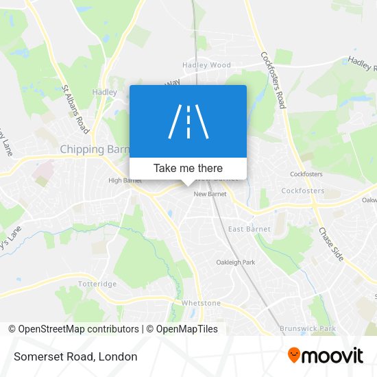 Somerset Road map