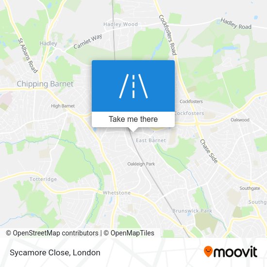 Sycamore Close map