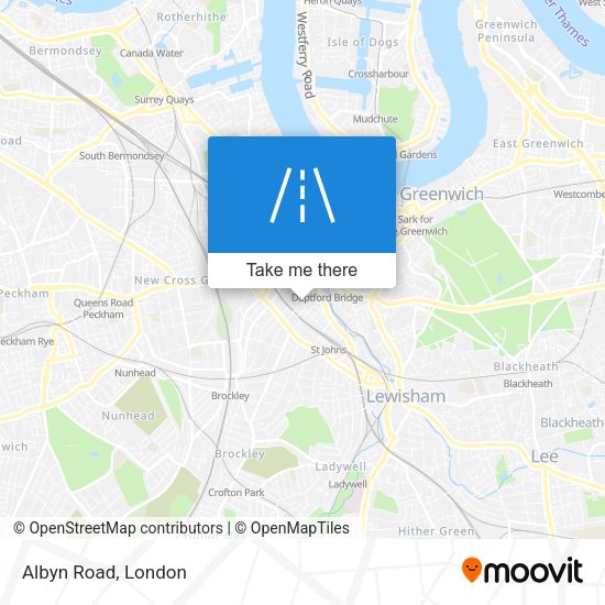 Albyn Road map