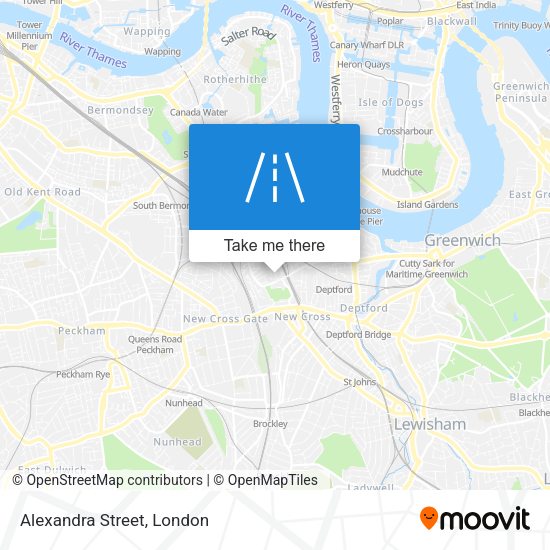 Alexandra Street map
