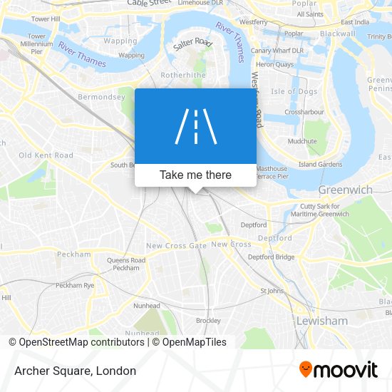 Archer Square map