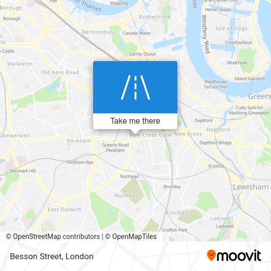 Besson Street map