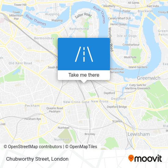 Chubworthy Street map