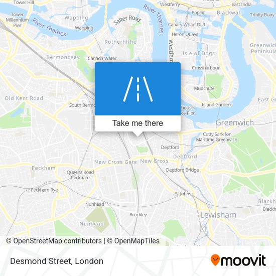 Desmond Street map