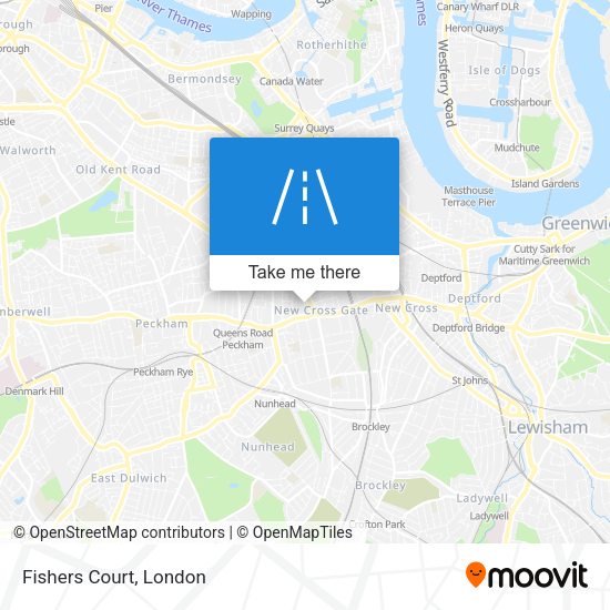 Fishers Court map