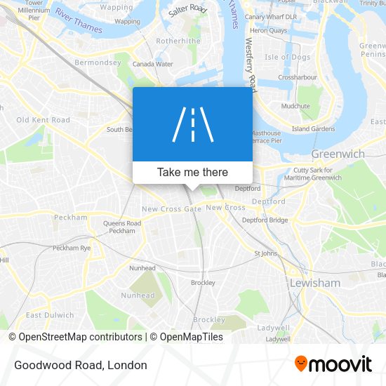 Goodwood Road map