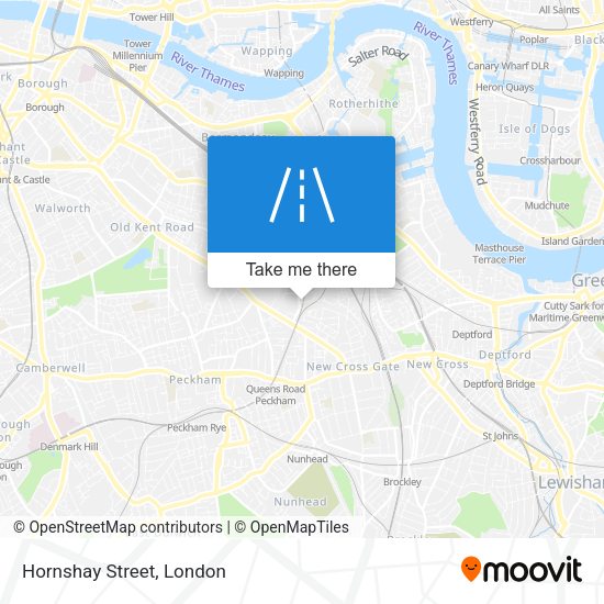 Hornshay Street map