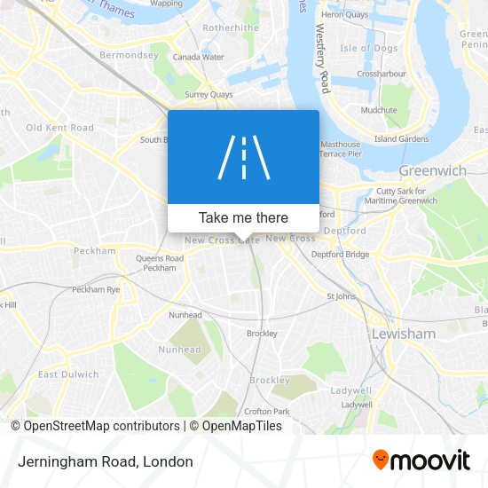 Jerningham Road map