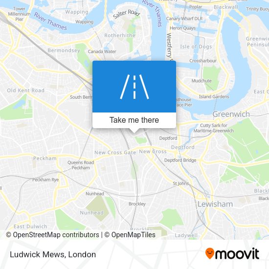 Ludwick Mews map