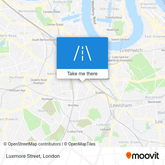 Luxmore Street map