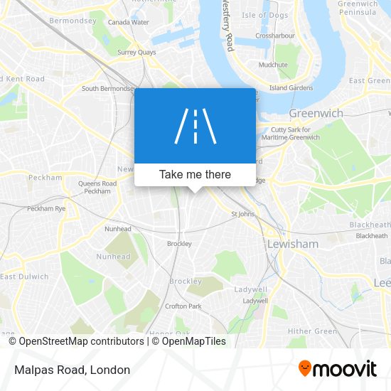 Malpas Road map