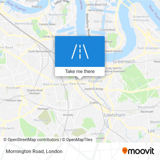 Mornington Road map