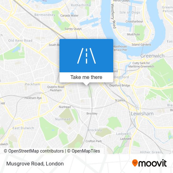 Musgrove Road map