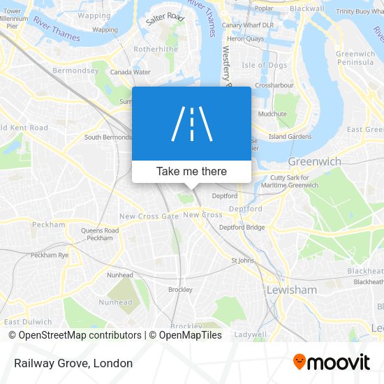 Railway Grove map