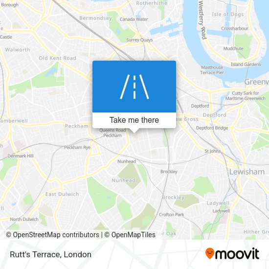 Rutt's Terrace map