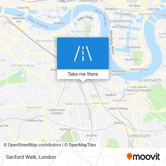 Sanford Walk map
