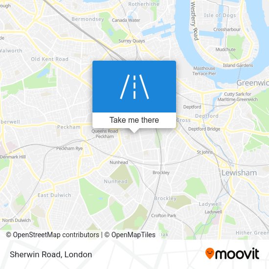 Sherwin Road map