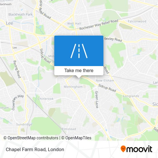 Chapel Farm Road map