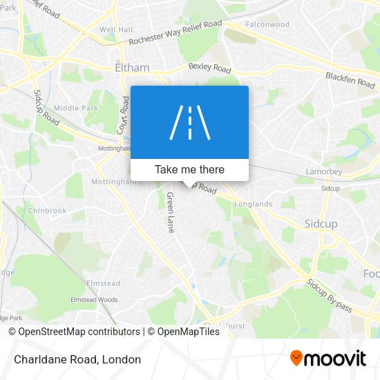Charldane Road map