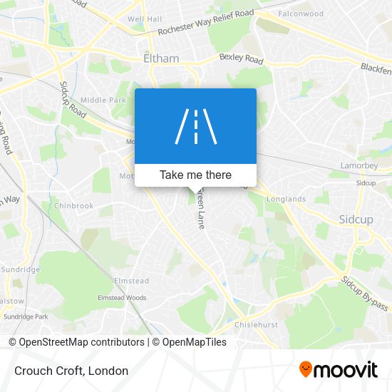 Crouch Croft map